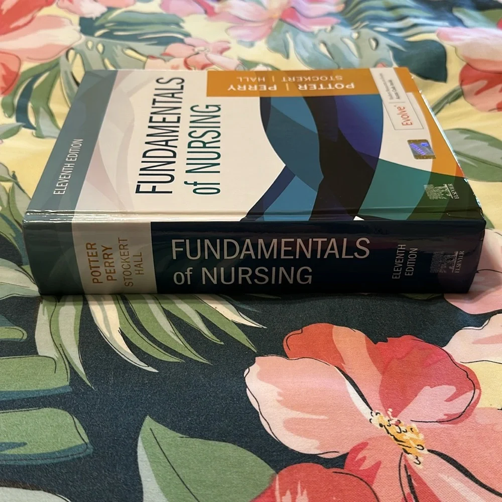 Fundamentals of Nursing Textbook - Blue/Teal Cover